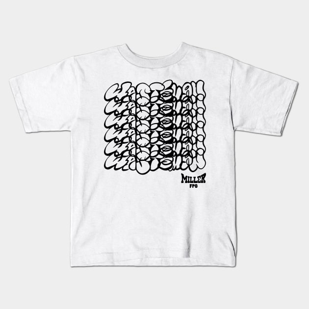 Noel Miller Merch Miller FPO Wasteman Kids T-Shirt by Nicolashca